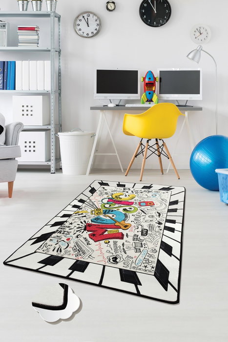 Conceptum Alfombra Music Multicolor 140 x 190 cm Conceptum Alfombra Music Multicolor 140 x 190 cm